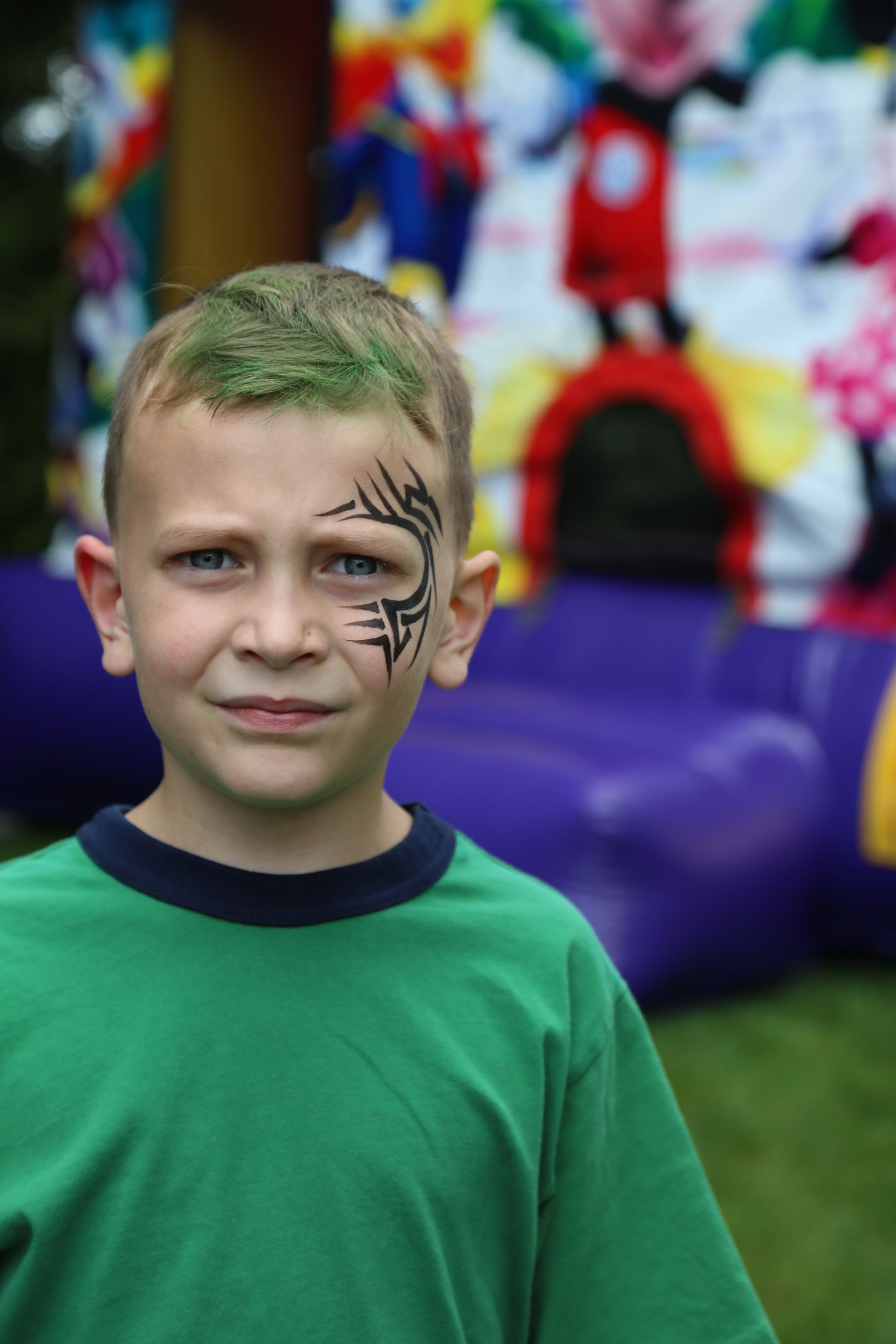 Colorful face painting